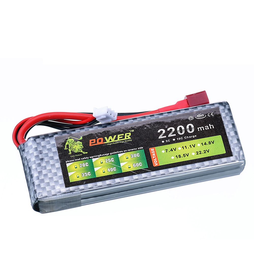 7.4v 2200mAh 45C LiPo Battery  - Rc Helicopter Parts 评论和价格