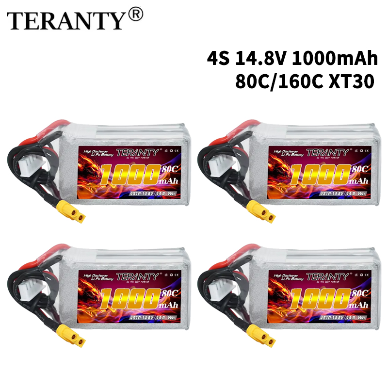 TERANTY 4S 1000mAh 14.8V 80C/1 - Rc Helicopter Parts 评论和价格