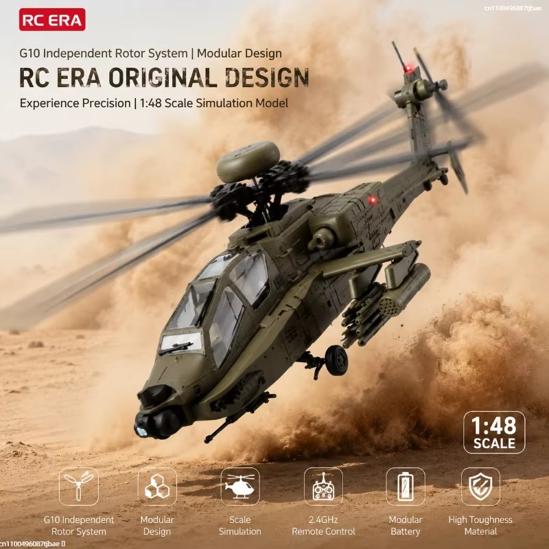 In Stock Hot RC Era AH-64D Apa - Rc Helicopter Single Rotor 评论和价格